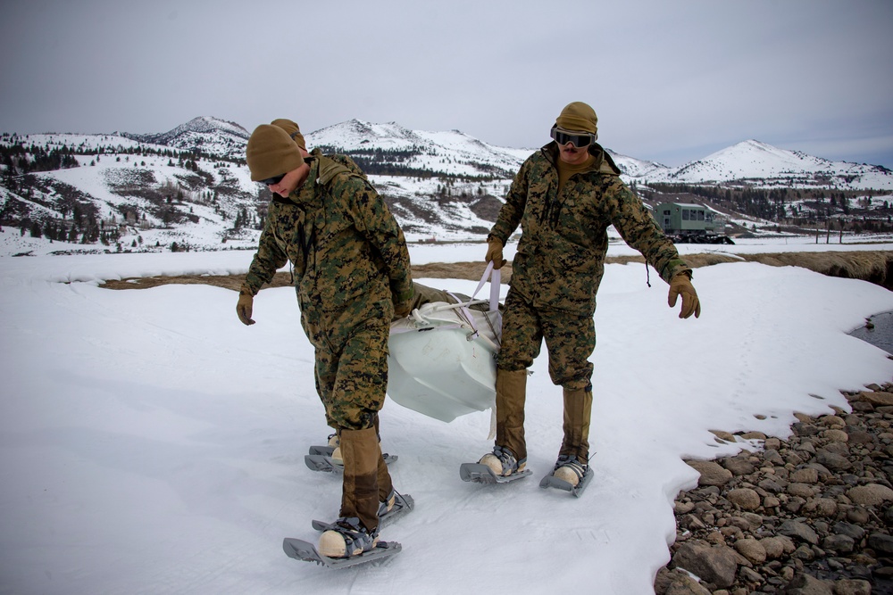 3rd Marine Regiment in route to set up VHF Bridgeport