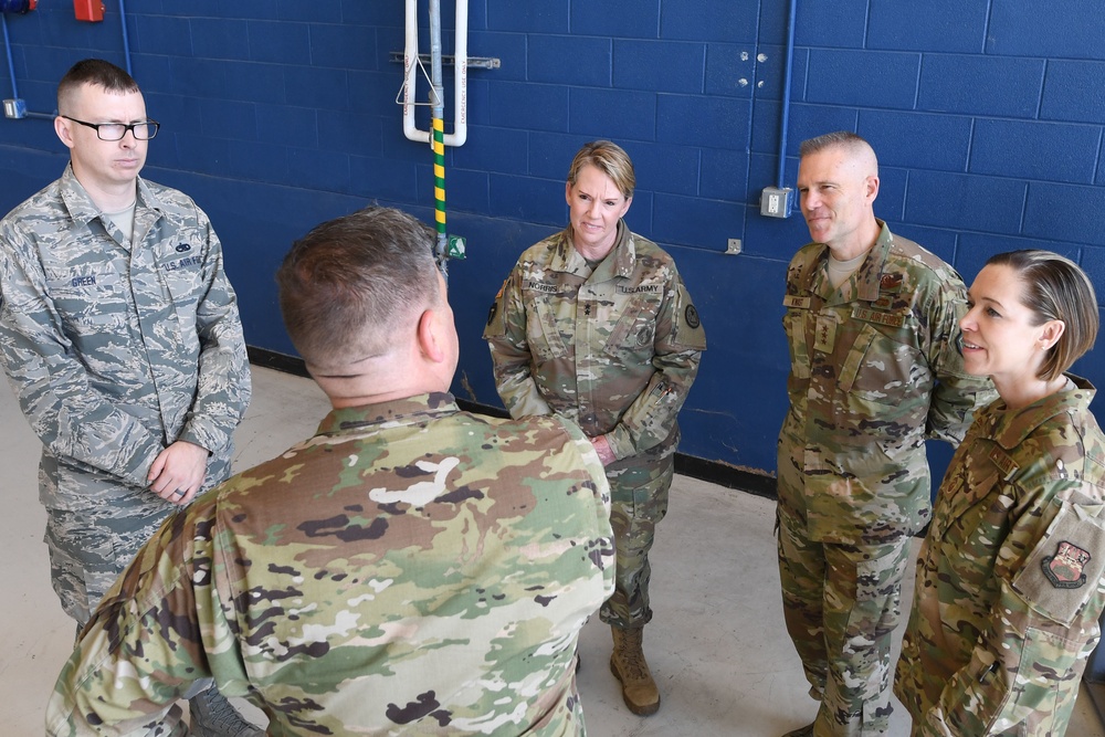 AETC, National Guard leadership visit 149th Fighter Wing