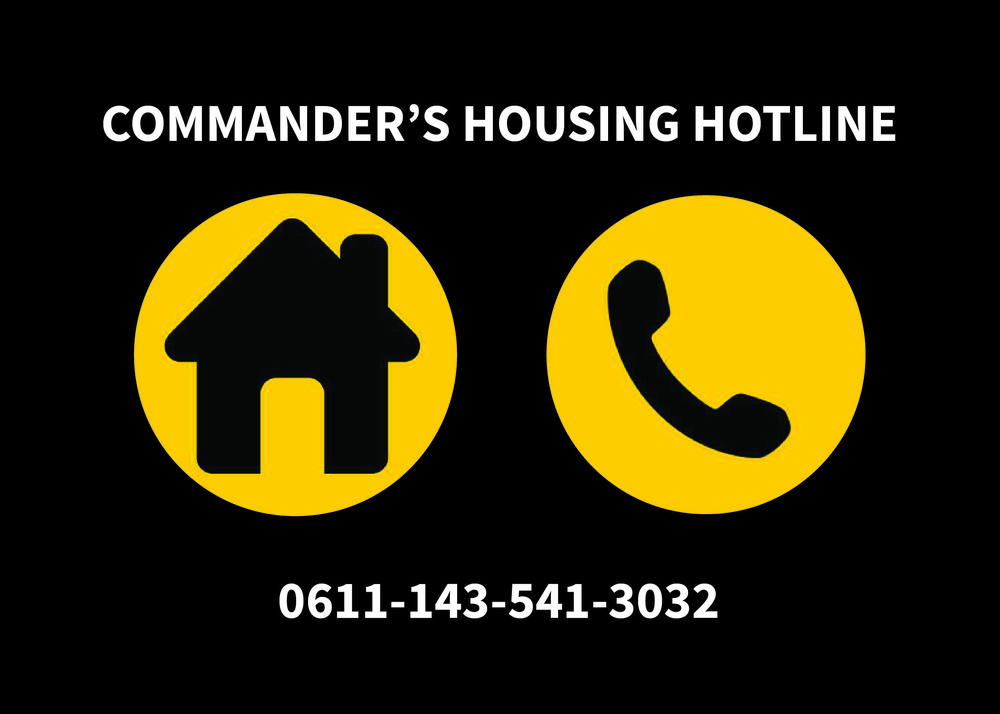 Commander's Housing Hotline