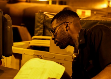 Freedom Banner 2019: U.S. Marines prepare equipment for ship offload