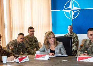 U.S. Senator Marsha Blackburn and U.S. Ambassador Georgette Mosbacher visit NATO's eFP Battle Group Poland
