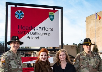 U.S. Senator Marsha Blackburn and U.S. Ambassador Georgette Mosbacher visit NATO's eFP Battle Group Poland