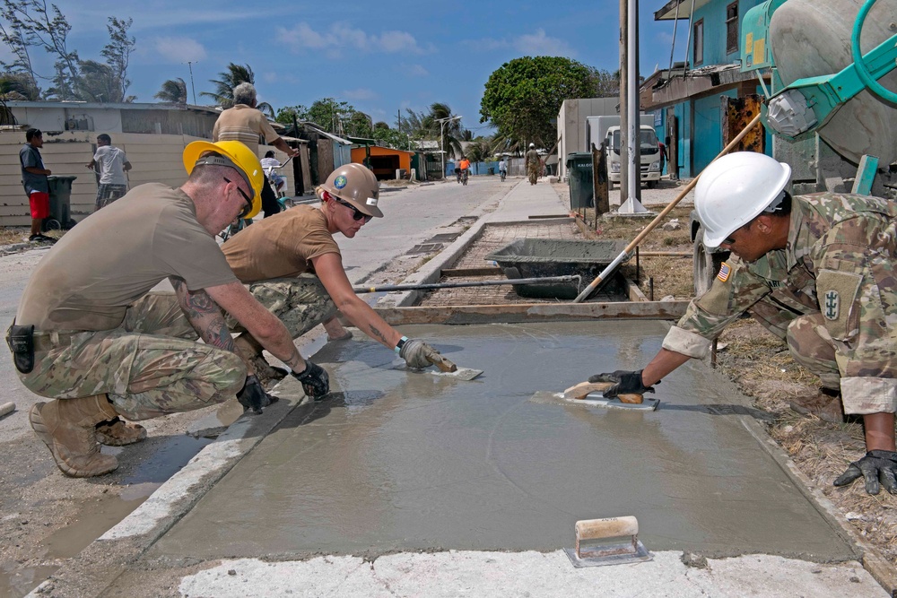 PP19 Engineering side-by-side with Marshallese construction workers