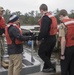 JROTC cadets find their sea legs during a guided tour at MCAS Cherry Point