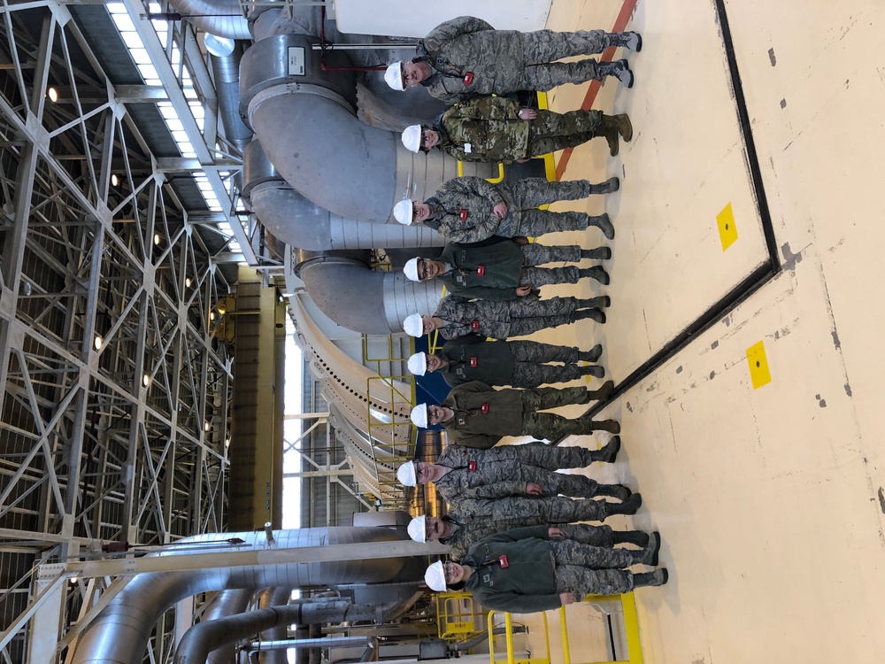 267th and 203rd Intelligence Squadrons visited the Seabrook Nuclear Power Plant