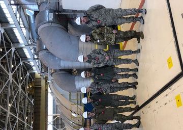 267th and 203rd Intelligence Squadrons visited the Seabrook Nuclear Power Plant