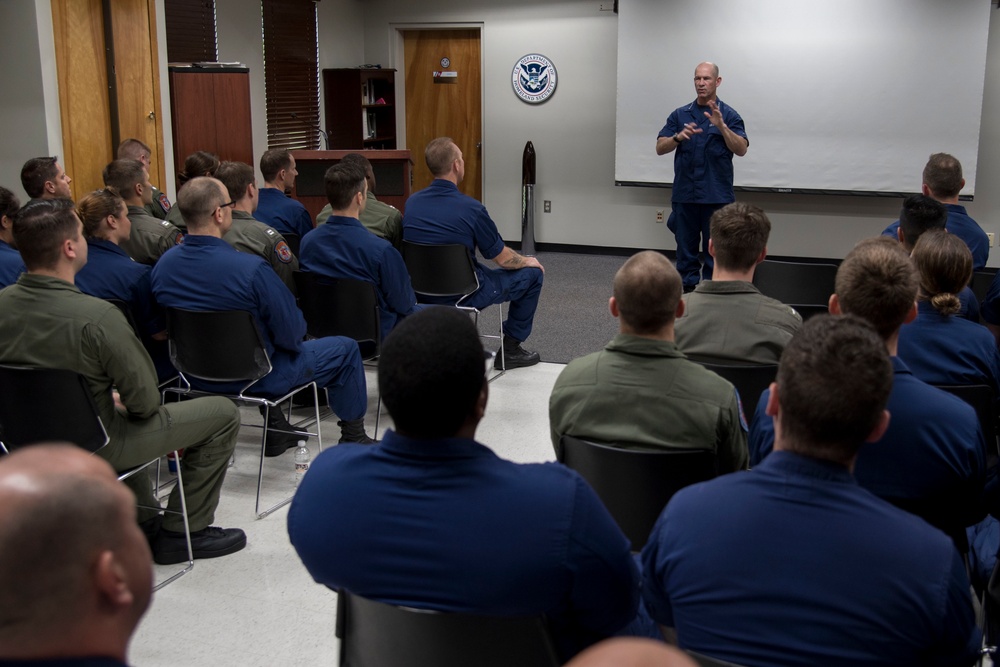 Coast Guard Vice Commandant visits Air Station New Orleans