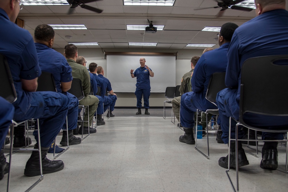 Coast Guard Vice Commandant Visits Air Station New Orleans