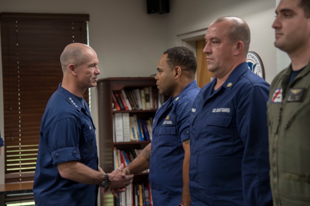 Coast Guard Vice Commandant Visits Air Station New Orleans