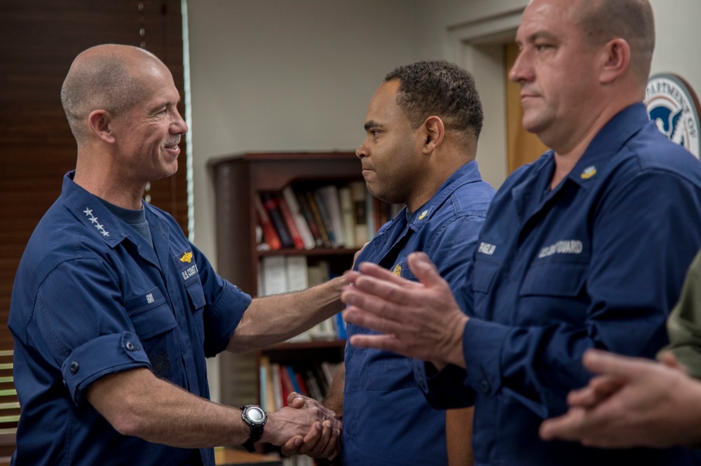 Coast Guard Vice Commandant visits Air Station New Orleans