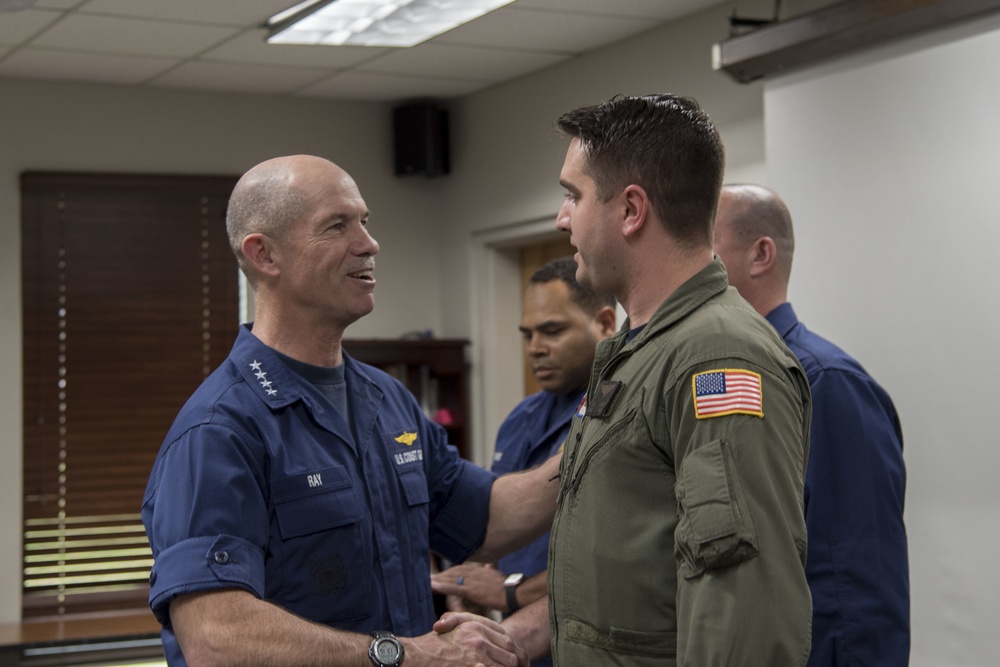 Coast Guard Vice Commandant visits Air Station New Orleans