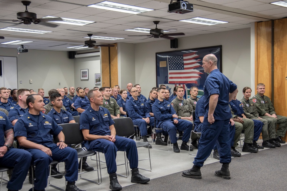 Coast Guard Vice Commandant Visits Air Station New Orleans