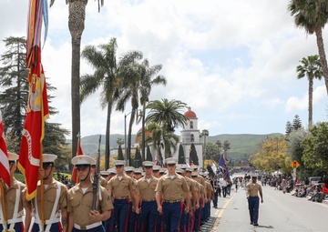 1st Battalion, 11th Marine Regiment Marches in the 61st Annual Swallows Day Parade
