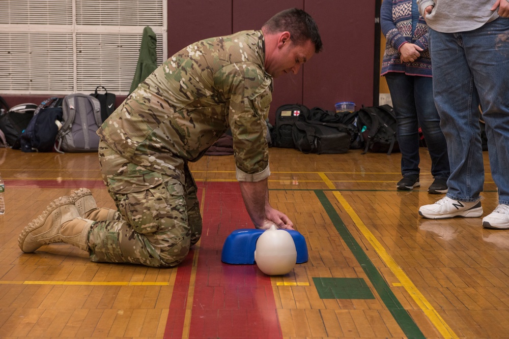 103rd Medical Group takes its expertise to the classroom