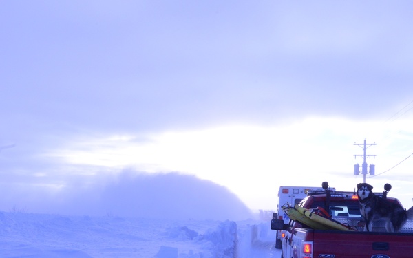 Coast Guard, Kotzebue Fire Department Ice Rescue Training