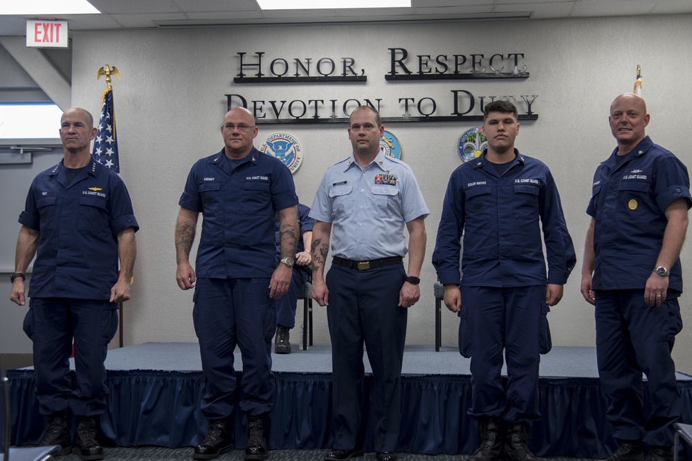 Coast Guard Vice Commandant visits Base New Orleans