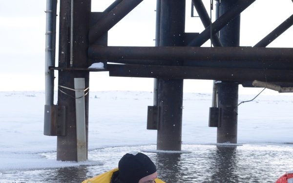 Coast Guard, Kotzebue Fire Department Ice Rescue TrainingK