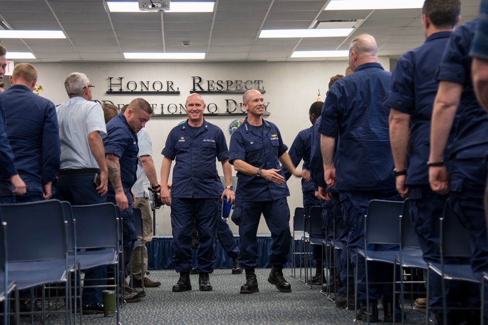 Coast Guard Vice Commandant visits Base New Orleans