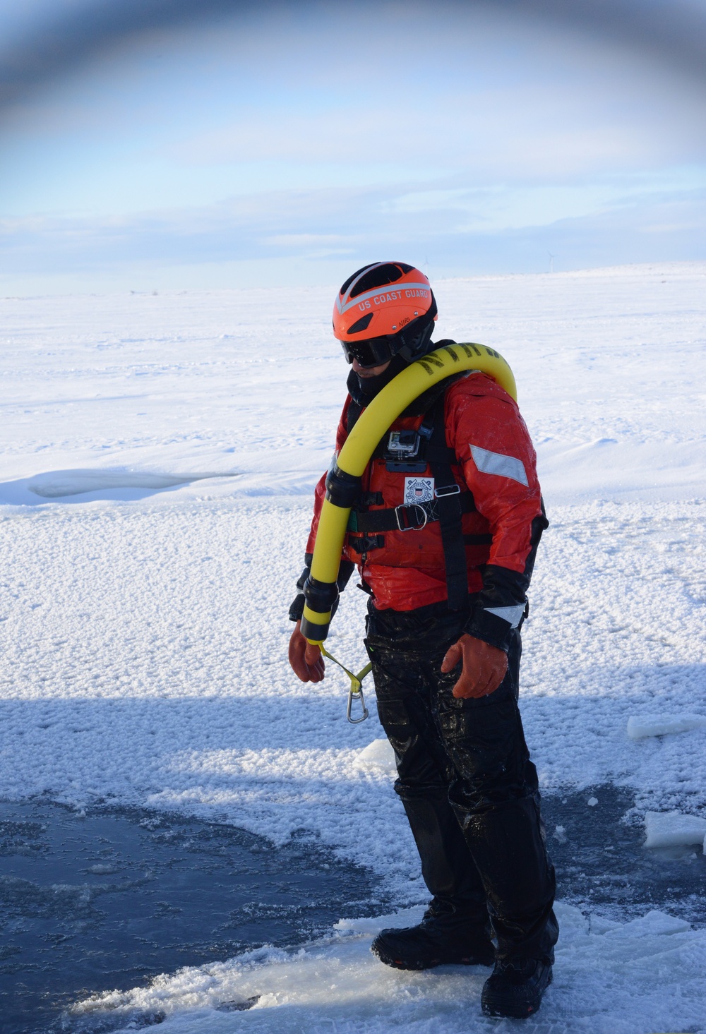 Coast Guard, Kotzebue Fire Department Ice Rescue Training