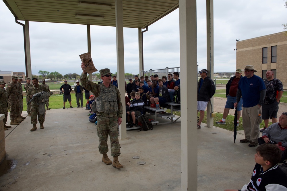 61st QM Battalion Hosts Boy Scout Visit