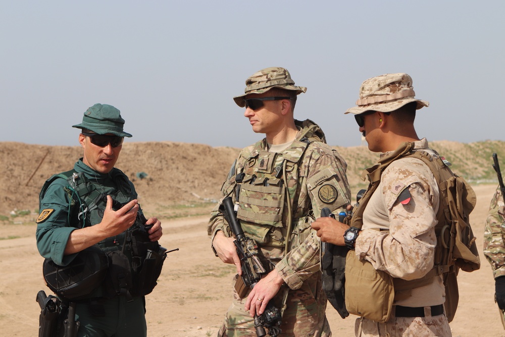 On the Range with Iraqi Special Forces