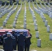 Military Funeral Honor with Funeral Escort for Medal of Honor Recipient U.S. Air Force Col. Joe Jackson in Section 34