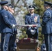 Military Funeral Honor with Funeral Escort for Medal of Honor Recipient U.S. Air Force Col. Joe Jackson in Section 34