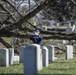 Military Funeral Honor with Funeral Escort for Medal of Honor Recipient U.S. Air Force Col. Joe Jackson in Section 34