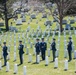 Military Funeral Honor with Funeral Escort for Medal of Honor Recipient U.S. Air Force Col. Joe Jackson in Section 34