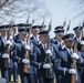 Military Funeral Honor with Funeral Escort for Medal of Honor Recipient U.S. Air Force Col. Joe Jackson in Section 34