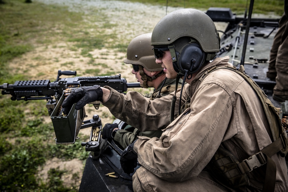 DVIDS - Images - Assault Amphibian School Marines Conduct M240B Live ...