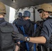 USS Preble performs Visit Board Search and Seizer (VBSS) drills onboard.