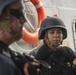 USS Preble performs Visit Board Search and Seizer (VBSS) drills onboard.