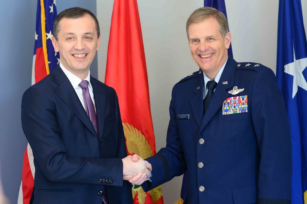Montenegro Minister of Defense Visits Maine