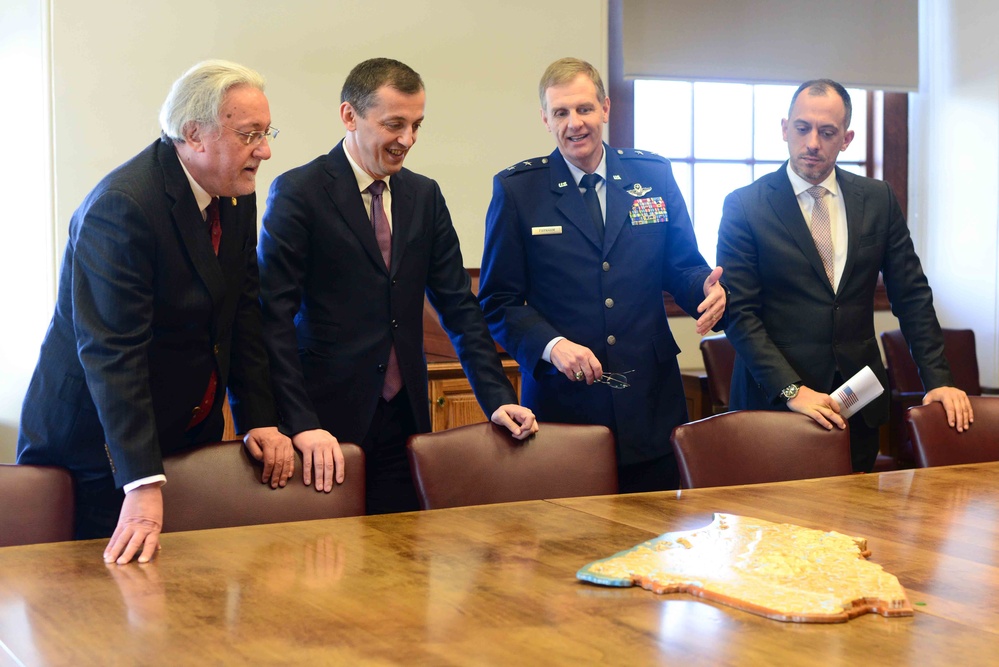 Montenegro Minister of Defense Visits Maine