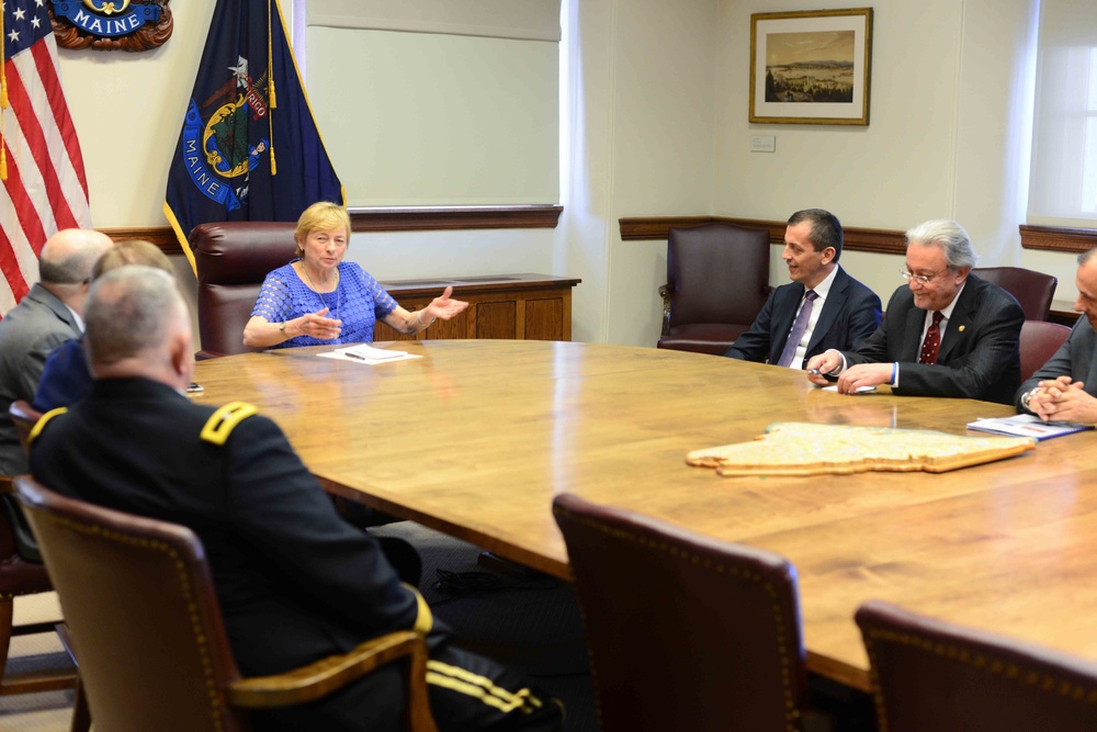 Montenegro Minister of Defense Visits Maine
