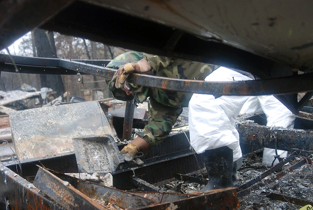 Corps employees help find cremains among Camp Fire debris
