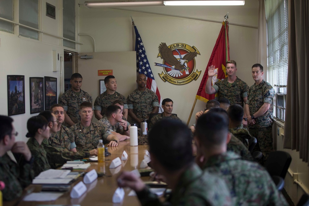 Amphibious Rapid Deployment Brigade visits CLB-31