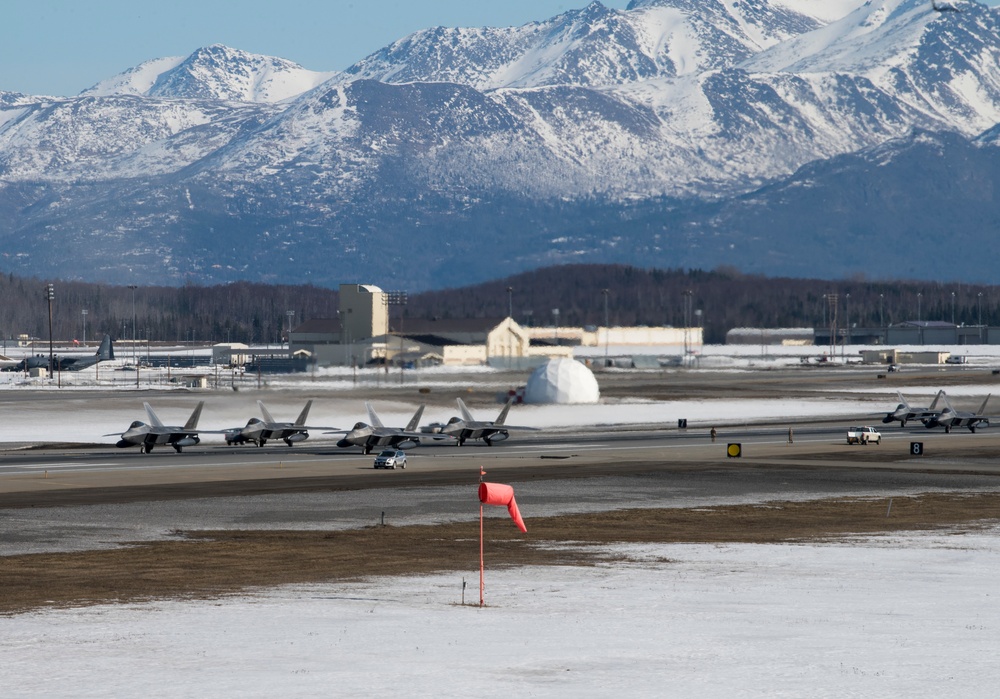 JBER F-22s demonstrate combat capabilities