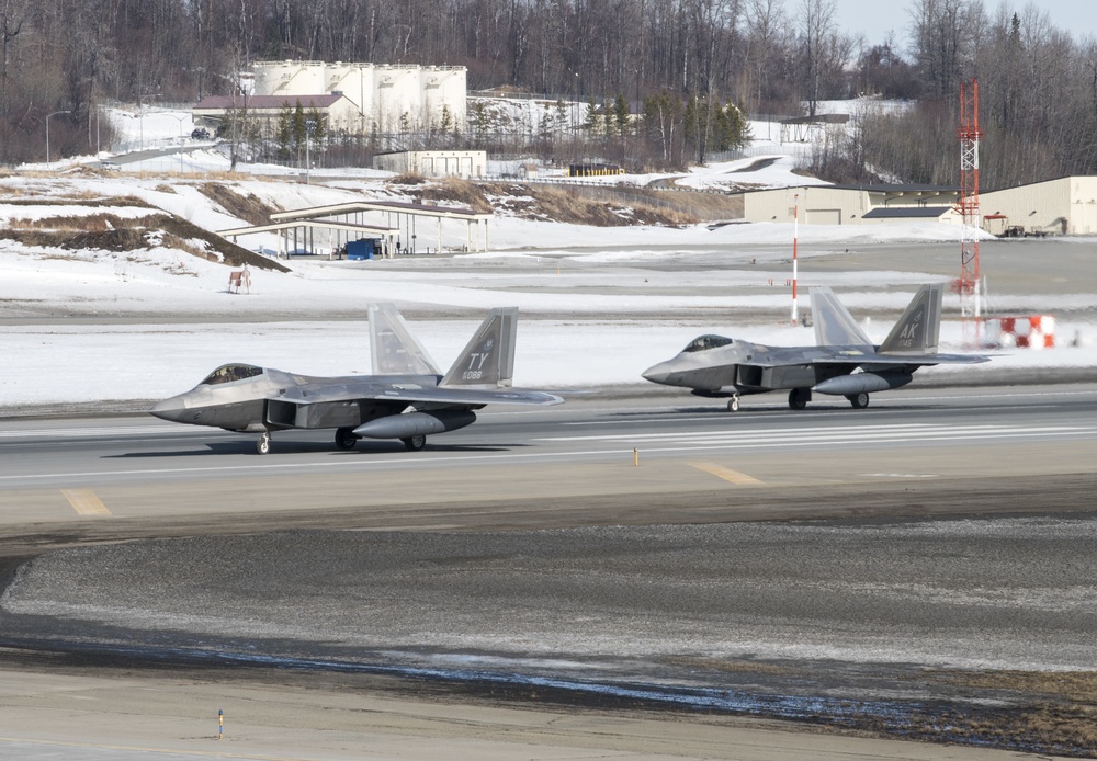 JBER F-22s demonstrate combat capabilities