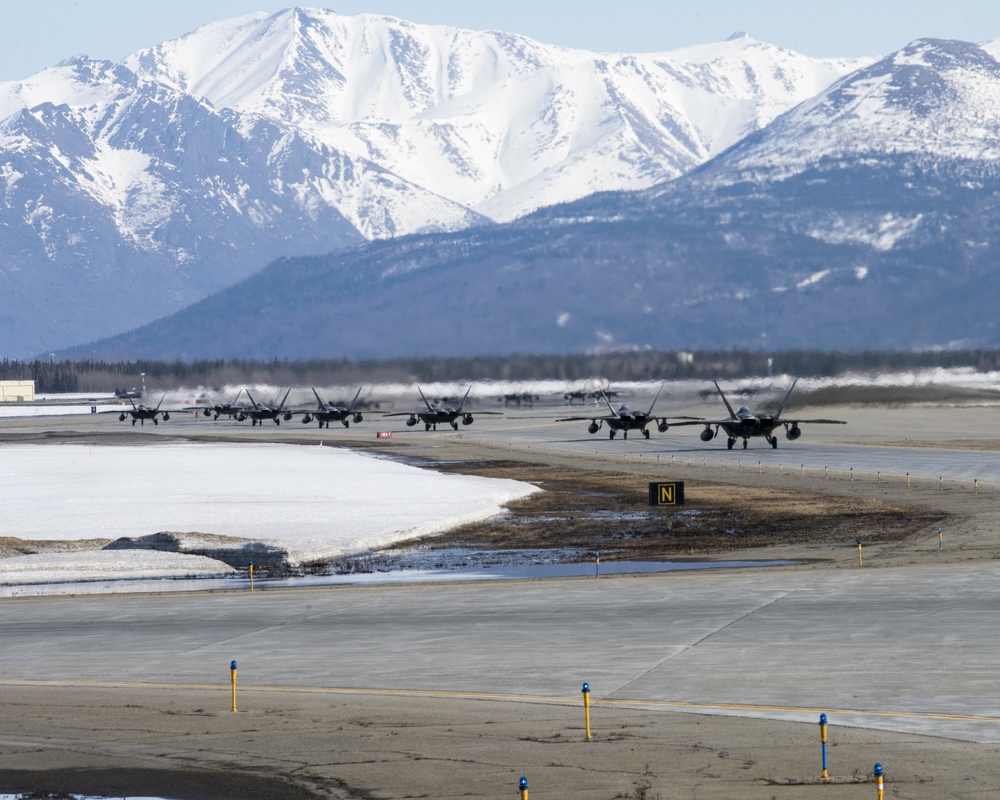 JBER F-22s demonstrate combat capabilities