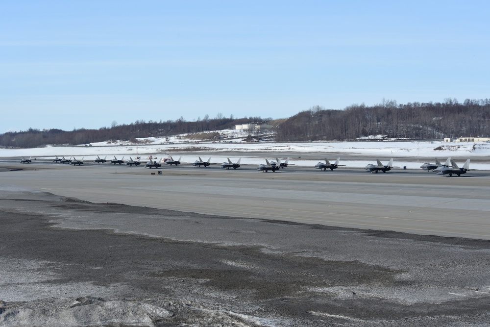 JBER F-22s demonstrate combat capabilities