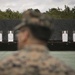 Command Element Marines prequalify on pistol range