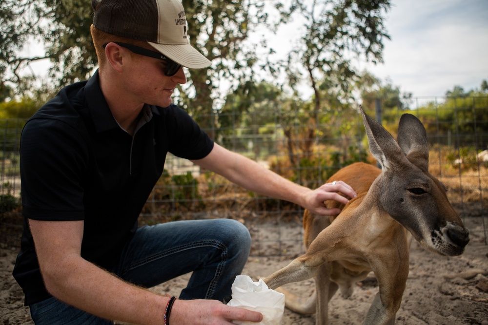 Marines conduct area cleanup for Australian wildlife