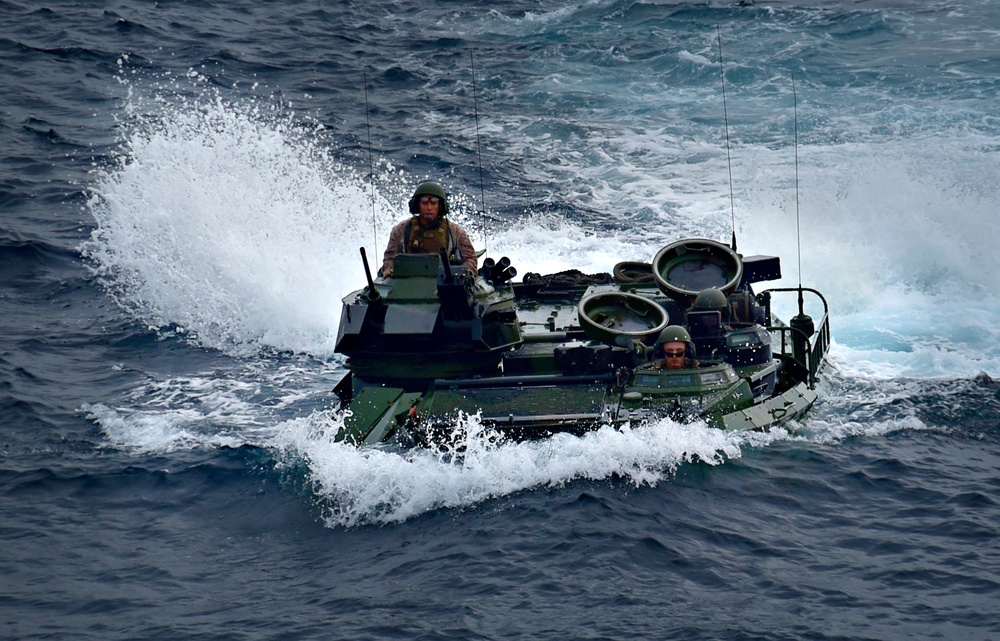 USS WASP (LHD 1) OPERATIONS AT SEA