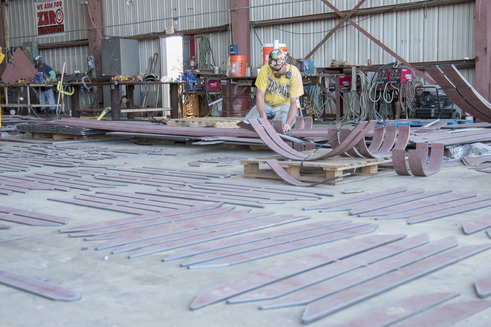 First Offshore Patrol Cutter construction