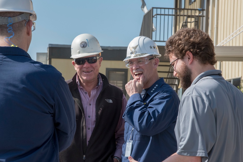 Coast Guard Vice Commandant visits Eastern Shipbuilding Group