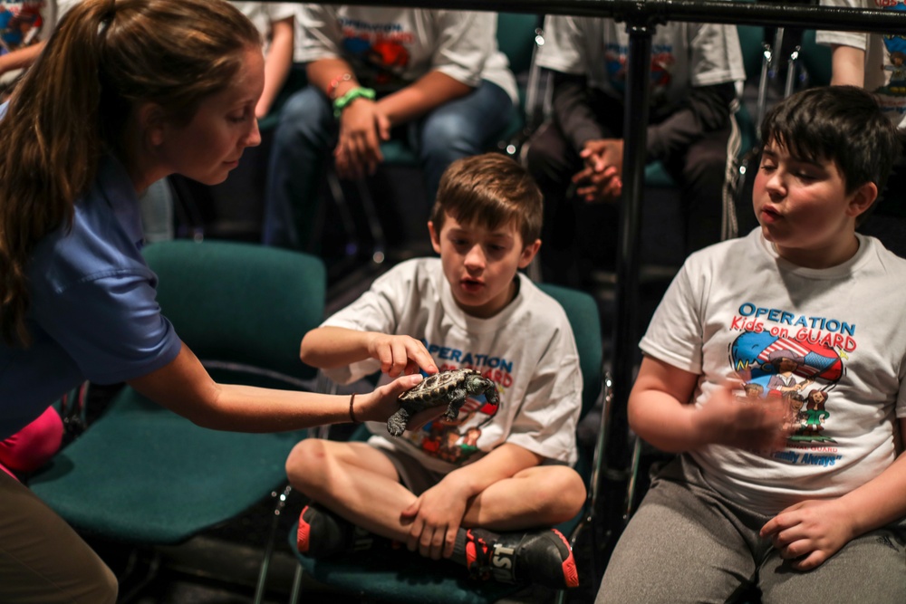 Sleeping With The Fishes Gives Guard Children a Chance to Bond.