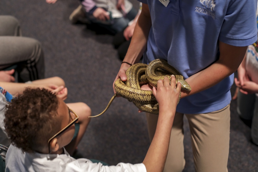 Sleeping With The Fishes Gives Guard Children a Chance to Bond.