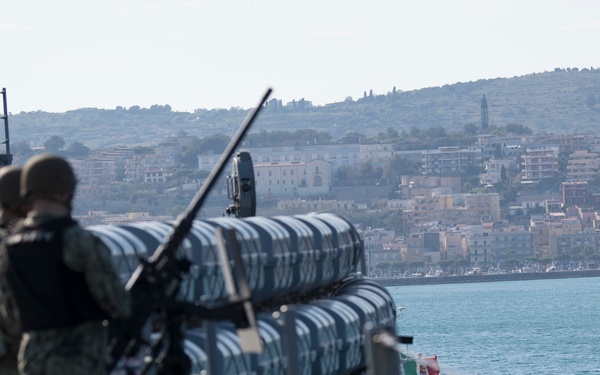 Mount Whitney Returns to Gaeta